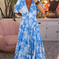 Carine | Dress with Pockets in Floral Pattern