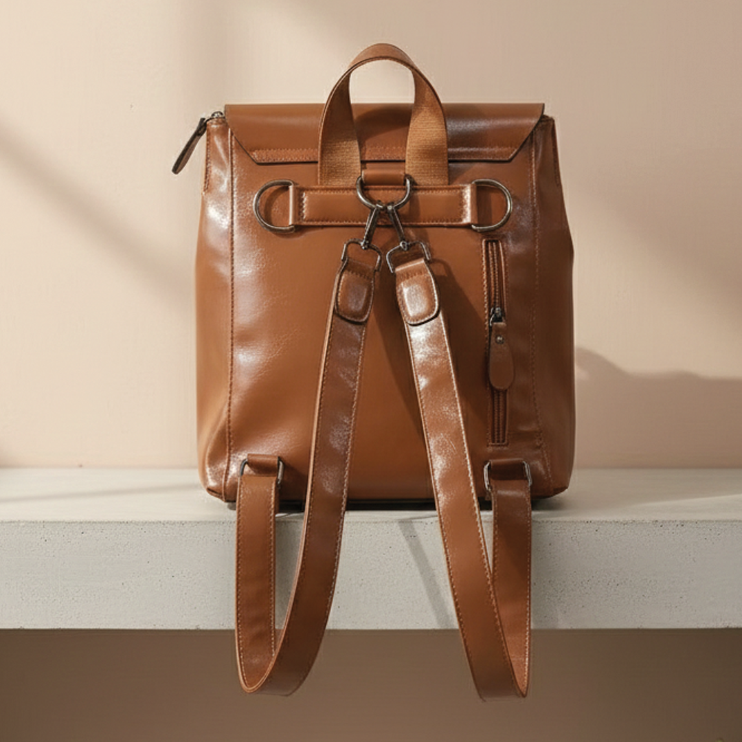 Emily - Vegan Leather Backpack - Samberule