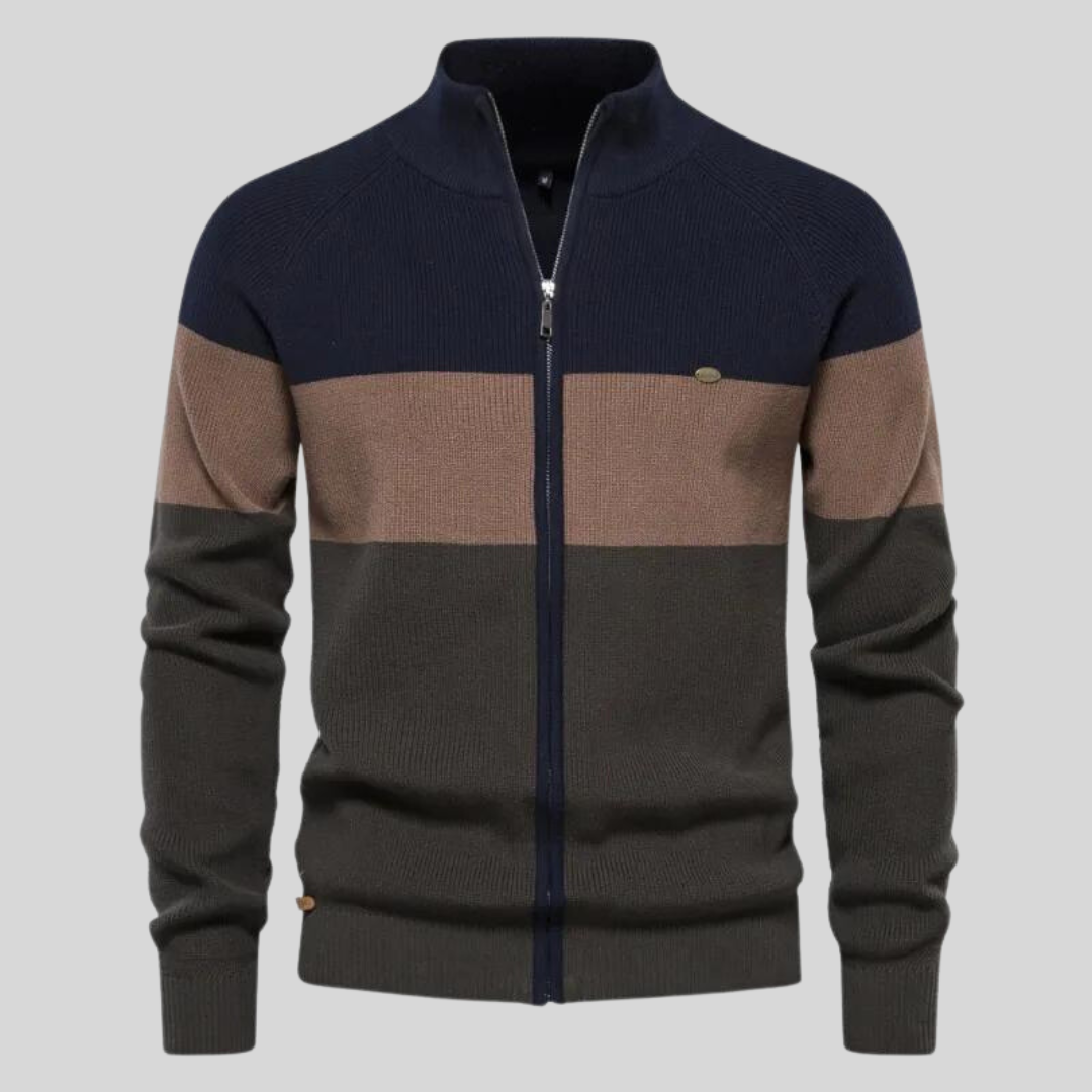 Harrison Patchwork Color Sweater