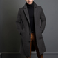 Jameson | Classic Long Overcoat with Lapel for Men - Samberule