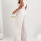 Lrregular Sleeveless Casual Two-piece Set