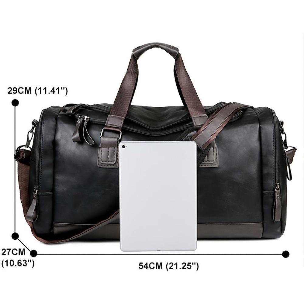 Aiden - Vegan Leather Duffle - Samberule