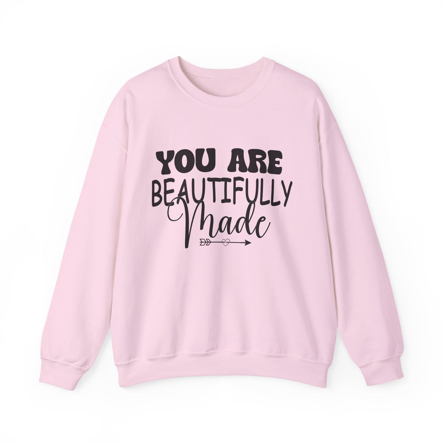 You Are Beautifully Made Mental Health Crewneck Sweatshirt