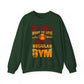 If You Want To Love A Healthy Body Regular Gym Crewneck Sweatshirt