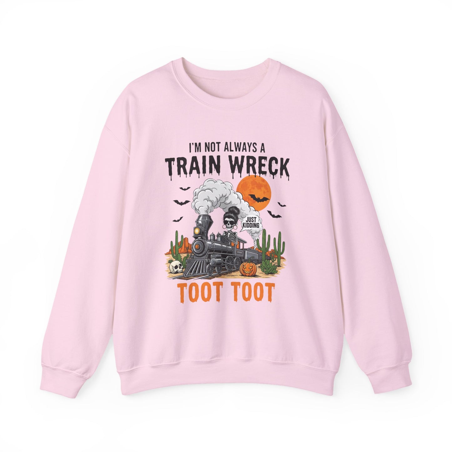 Train Wreck Halloween Crewneck Sweatshirt - Samberule