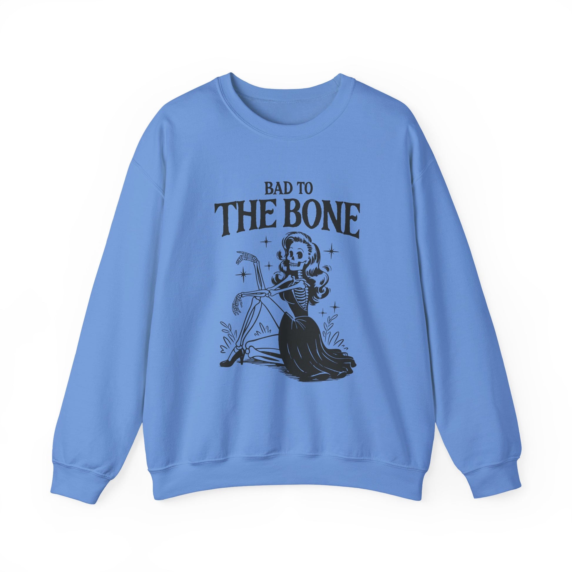 Bad to the Bone Halloween Crewneck Sweatshirt - Samberule