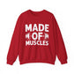 Made of Muscles Gym Crewneck Sweatshirt