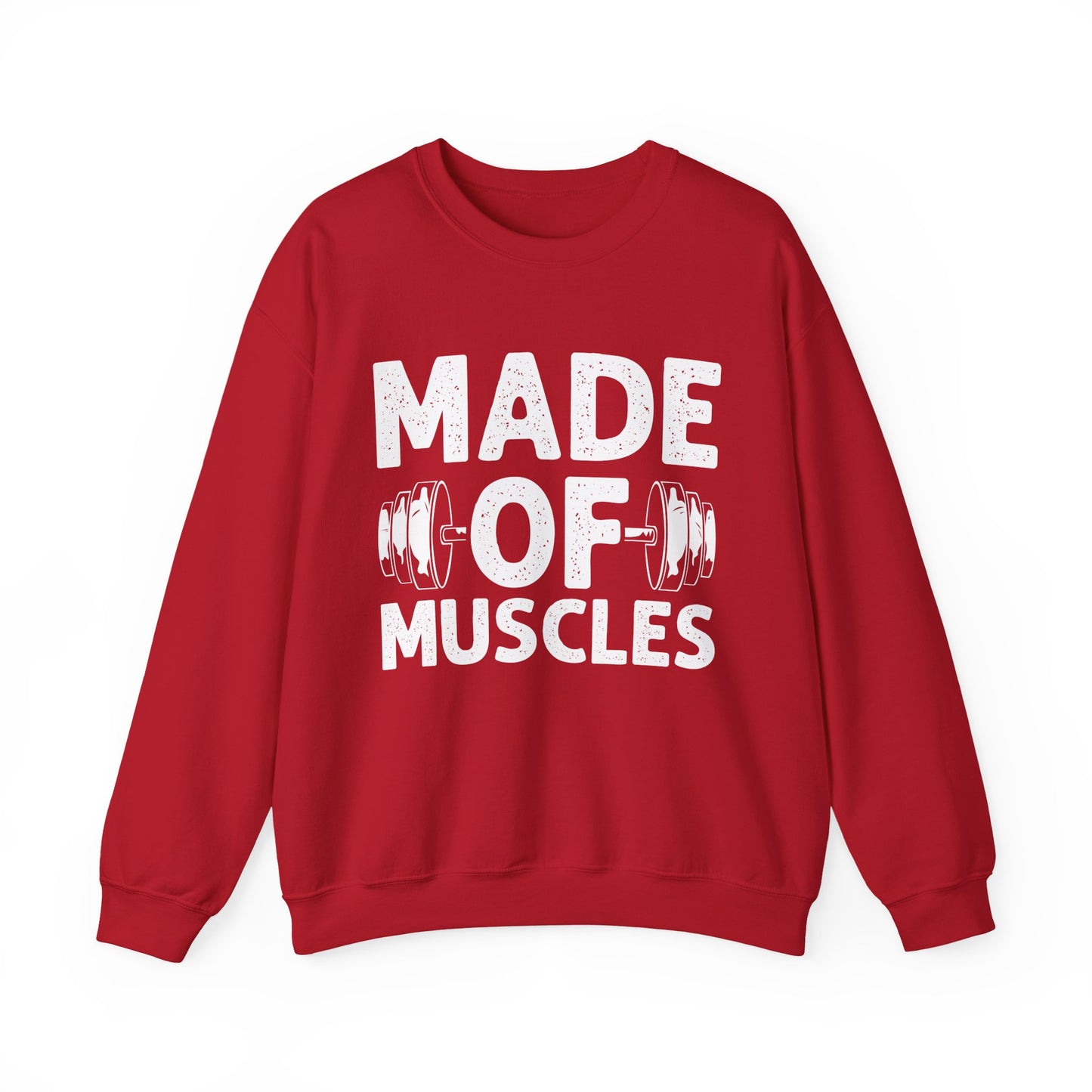Made of Muscles Gym Crewneck Sweatshirt