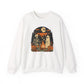 Skull Fall Bow Halloween Crewneck Sweatshirt - Samberule