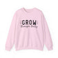 Grow Stronger Daily Mental Health Crewneck Sweatshirt