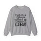 This Is A Lifestyle There Is No Finish Line Gym Crewneck Sweatshirt