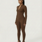 LUVINA Zip-Up Jumpsuit