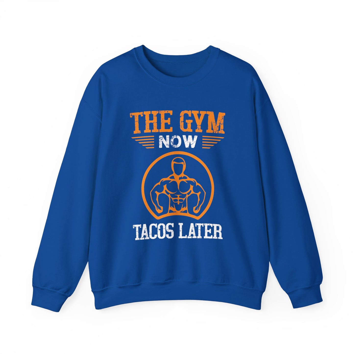 The Gym Now Tacos Later Gym Crewneck Sweatshirt