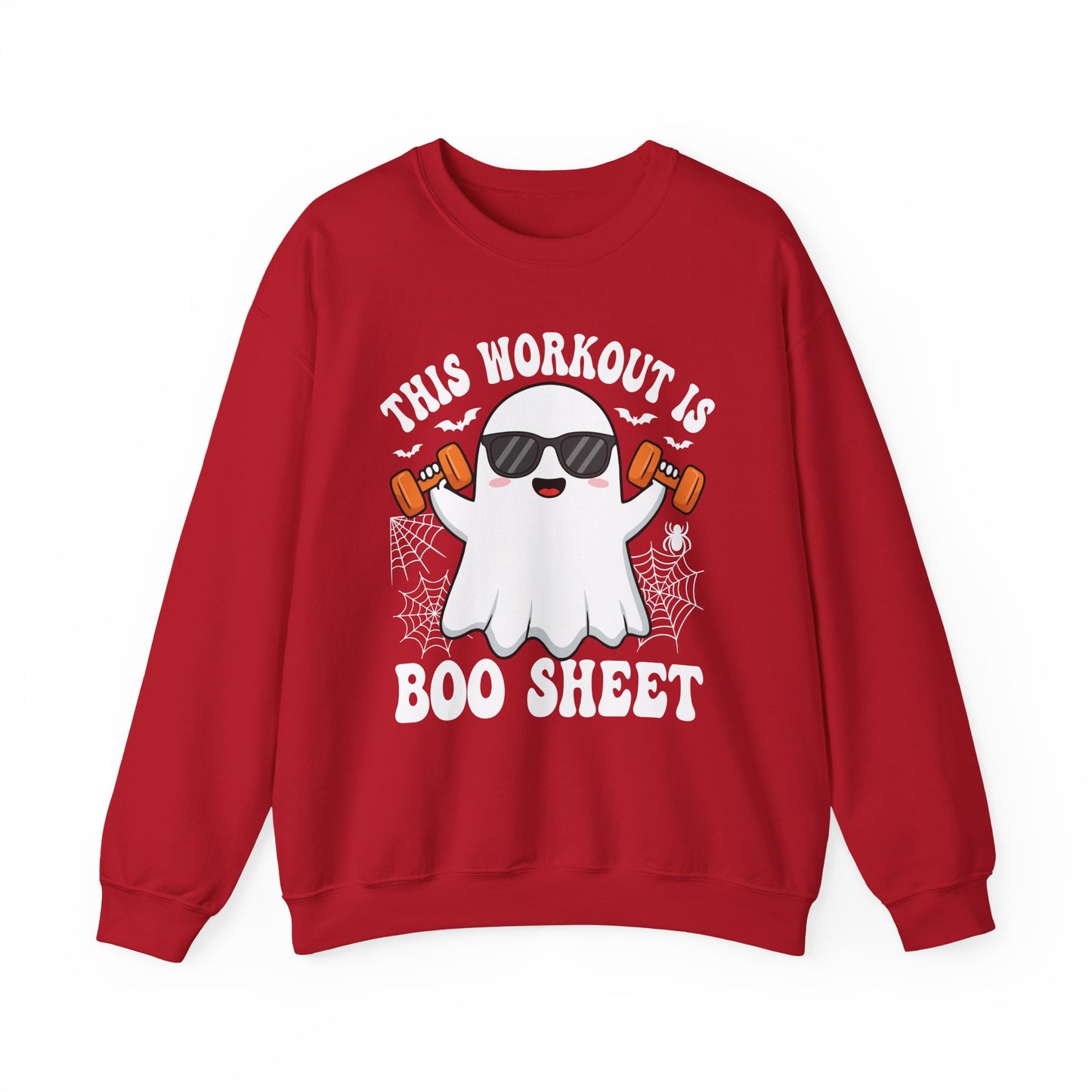 This Workout Is Boo Sheet Gym Crewneck Sweatshirt