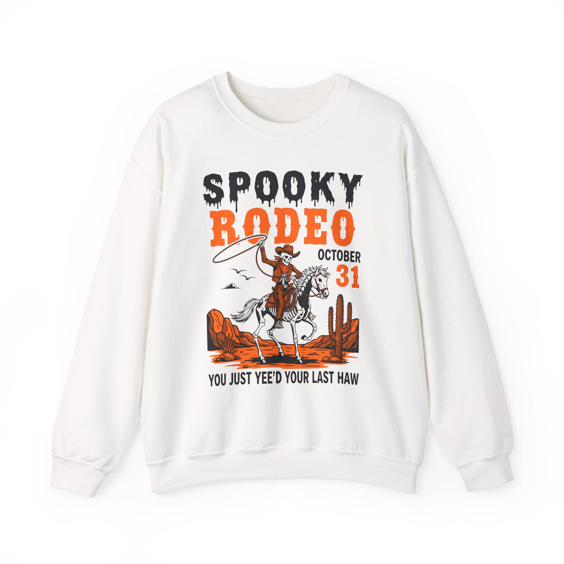Spooky Rodeo Halloween Crewneck Sweatshirt - Samberule