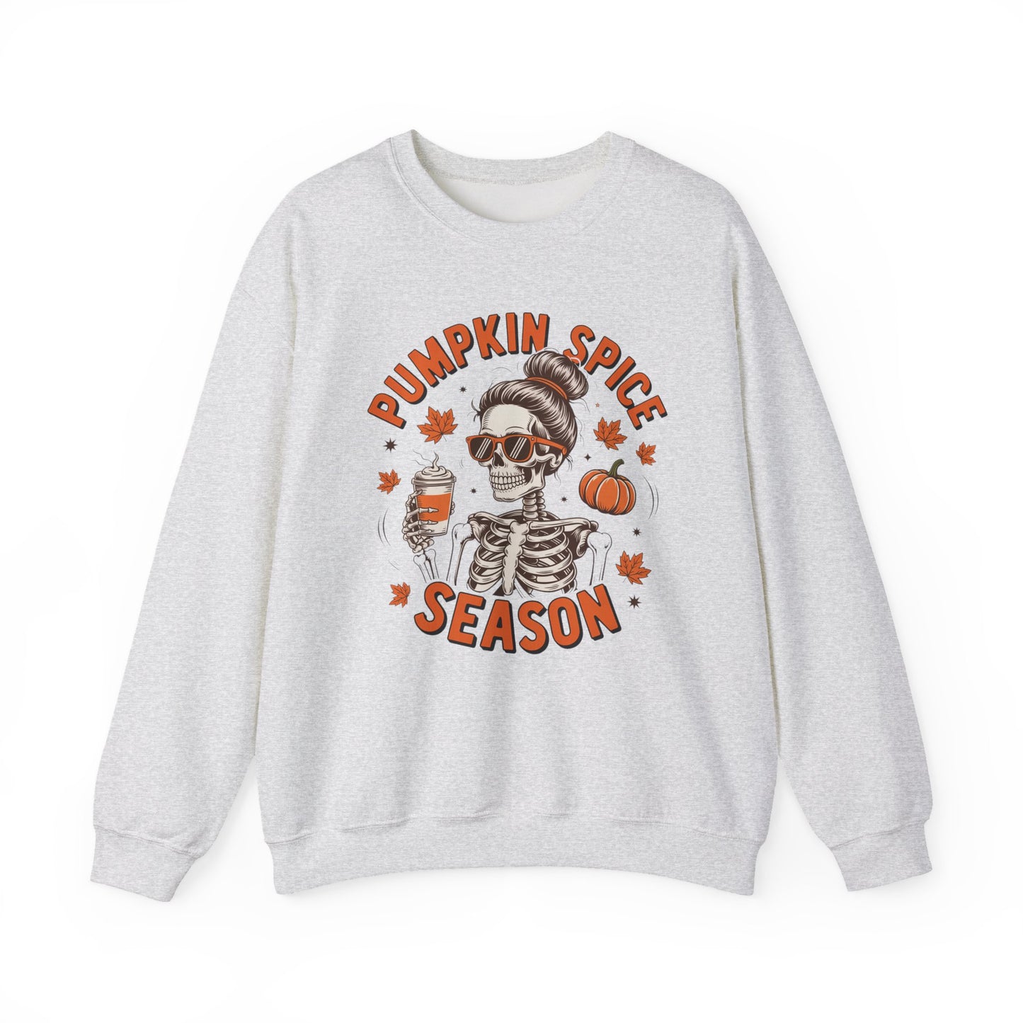 Pumpkin Spice Season Halloween Crewneck Sweatshirt - Samberule