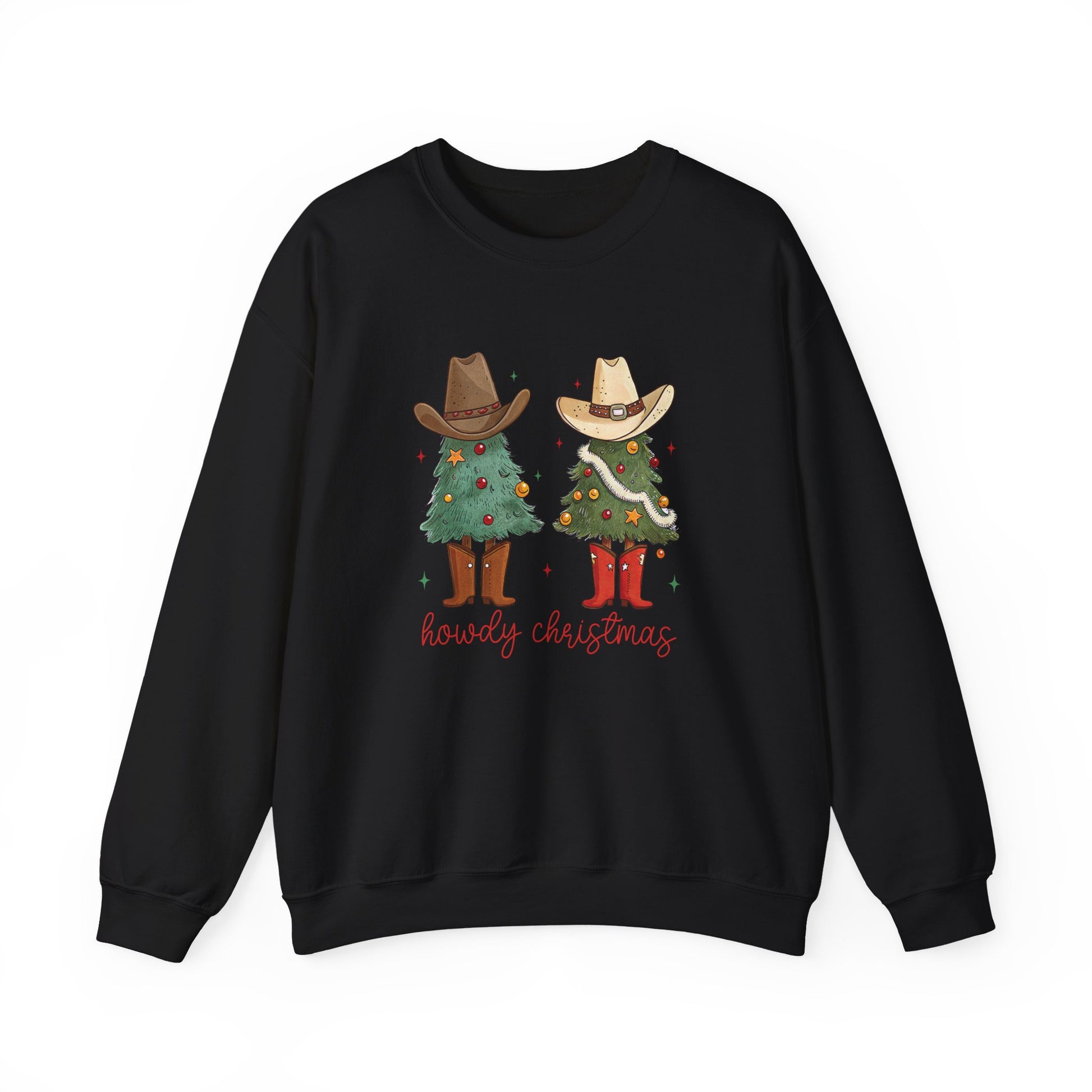 Howdy Cowboy Christmas Crewneck Sweatshirt - Samberule