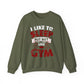 I Like To Sleep But Not Like Gym Crewneck Sweatshirt