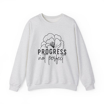 Progress Not Perfect Mental Health Crewneck Sweatshirt
