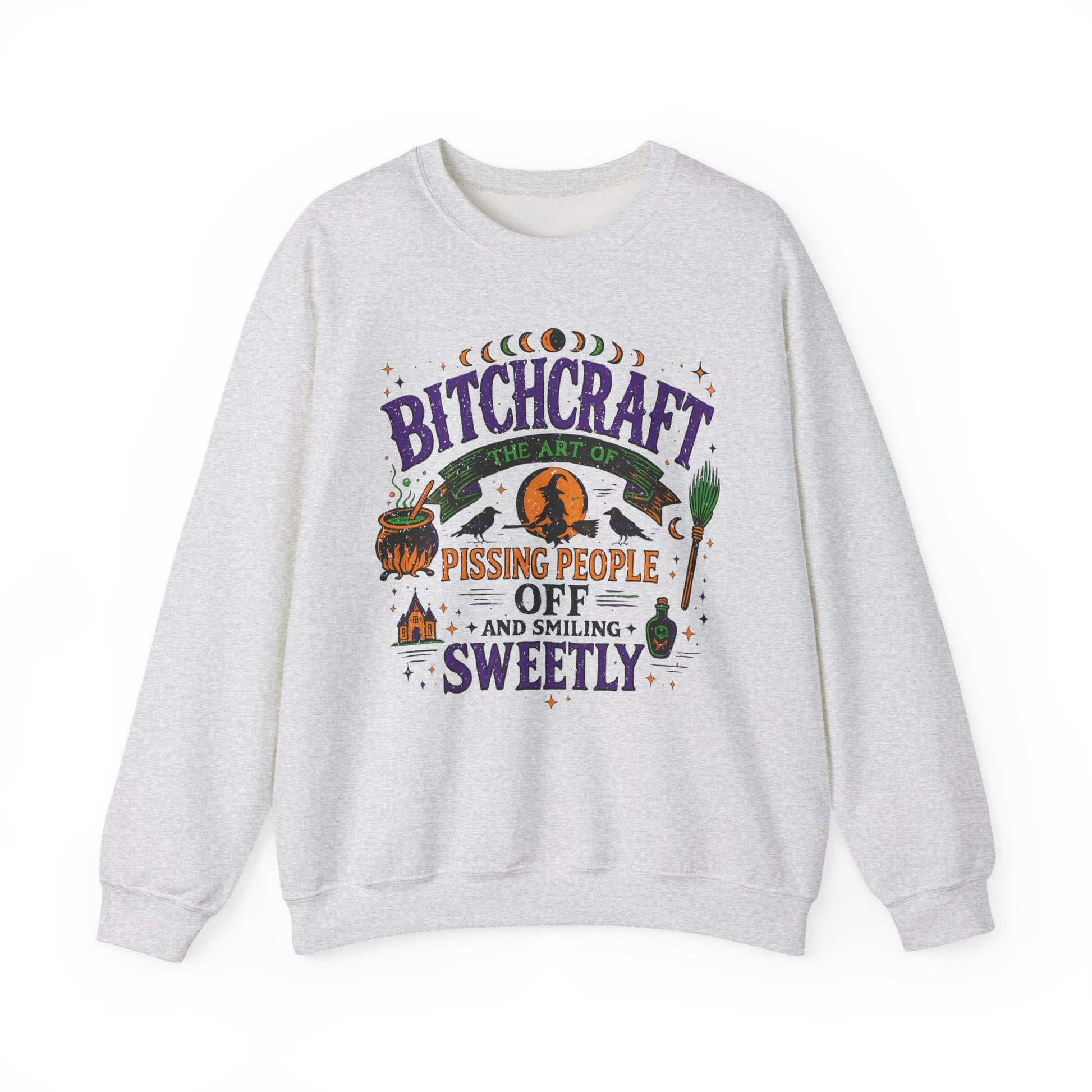 Bitchcraft Halloween Crewneck Sweatshirt - Samberule