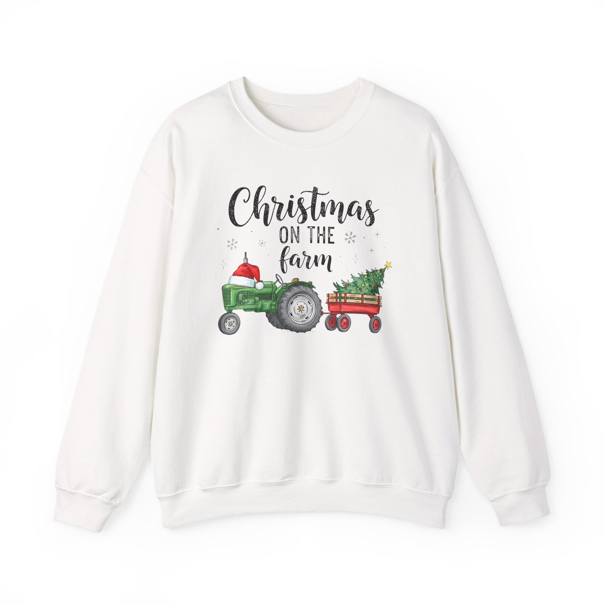 Christmas on the Farm Sweatshirt Christmas Crewneck Sweatshirt - Samberule