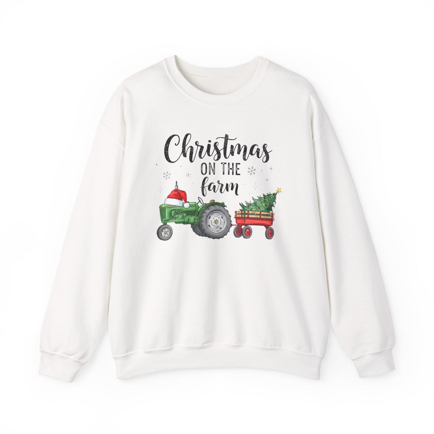 Christmas on the Farm Sweatshirt Christmas Crewneck Sweatshirt - Samberule