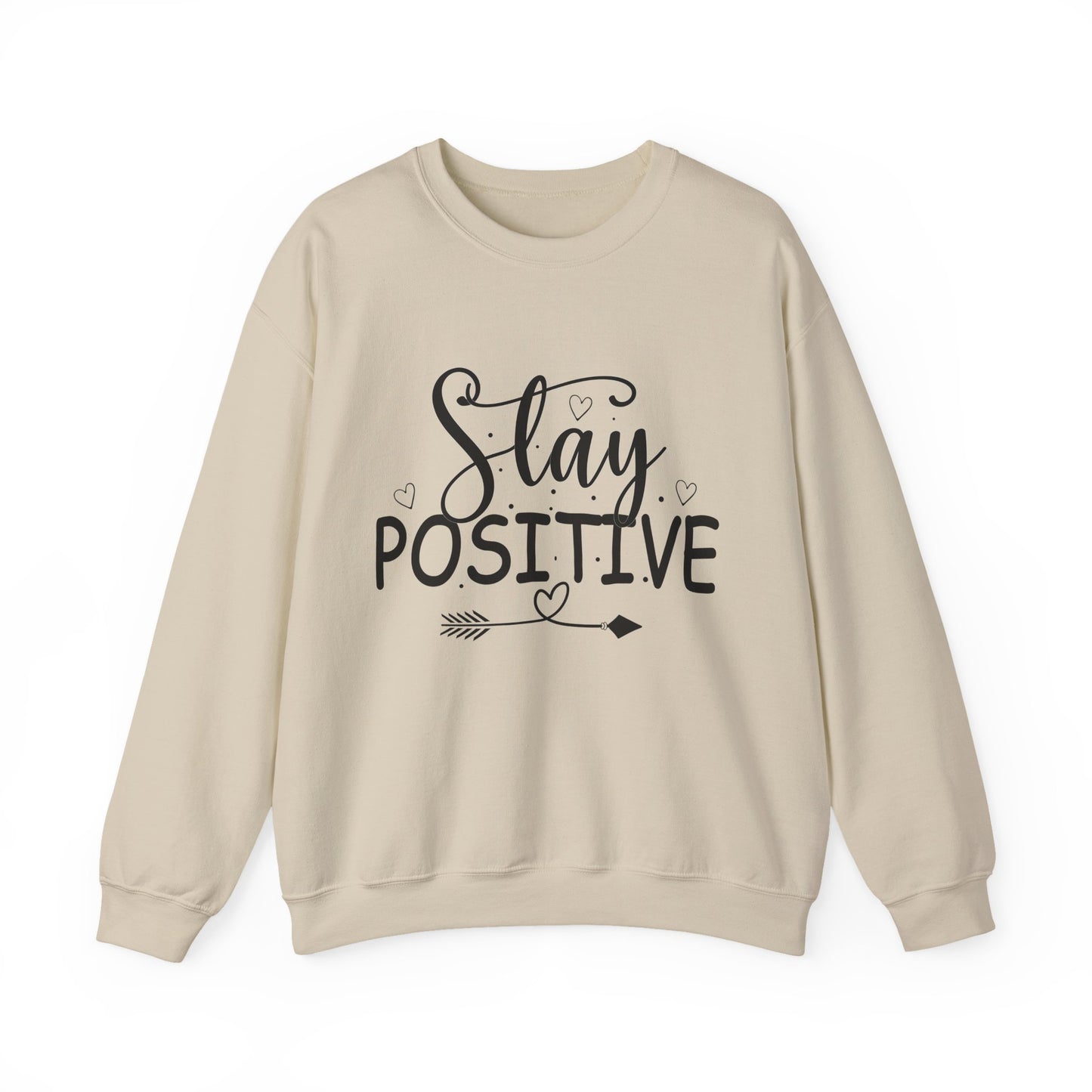 Stay Positive Mental Health Crewneck Sweatshirt