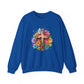 Colorful Christian Floral Faith Crewneck Sweatshirt