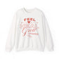 'Feel, Heal, Grow' Mental Health Crewneck Sweatshirt
