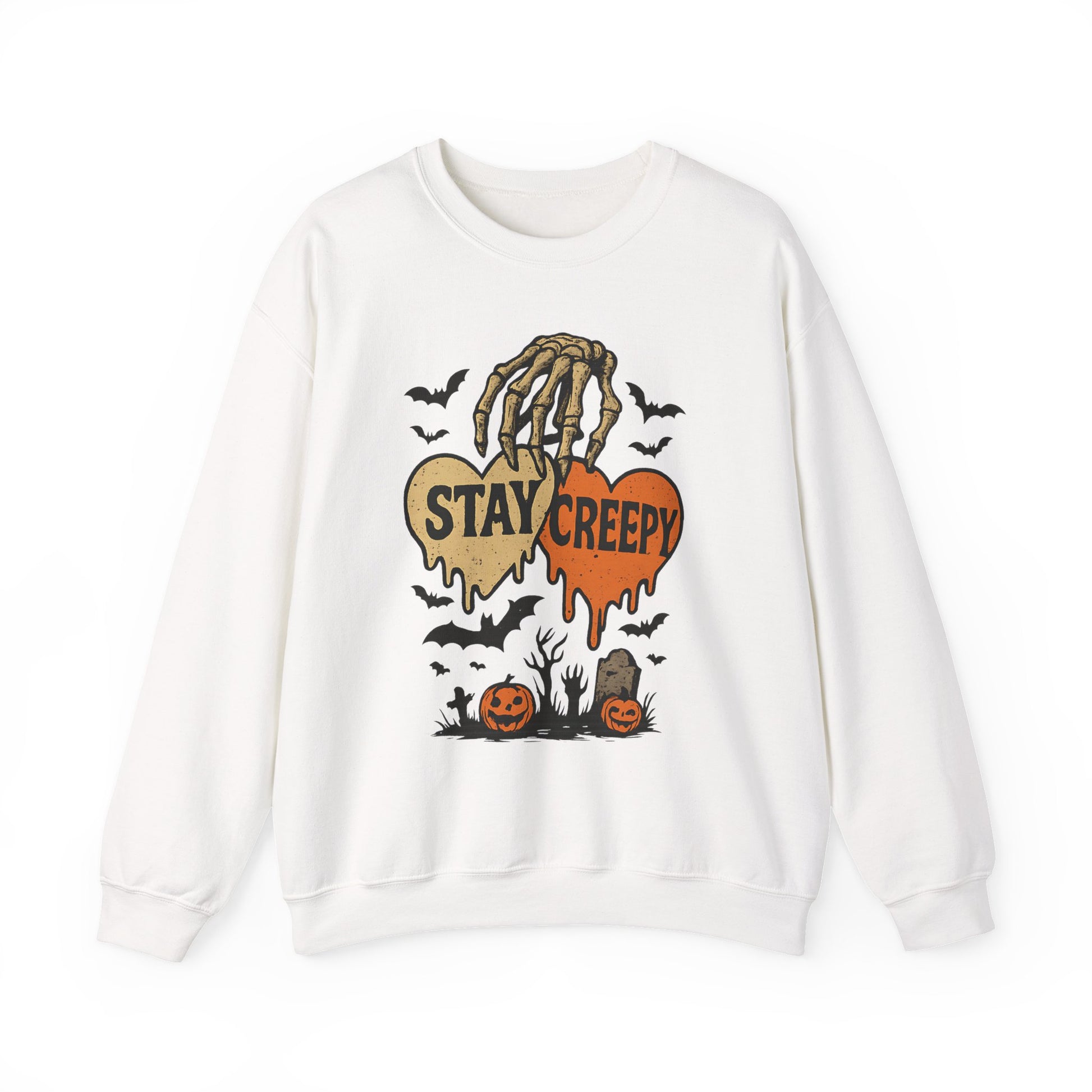 Stay Creepy Halloween Crewneck Sweatshirt - Samberule