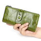 Maria - Leather Long Clutch Wallet - Samberule