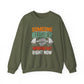 Someone Busier Working Out RightNow Gym Crewneck Sweatshirt