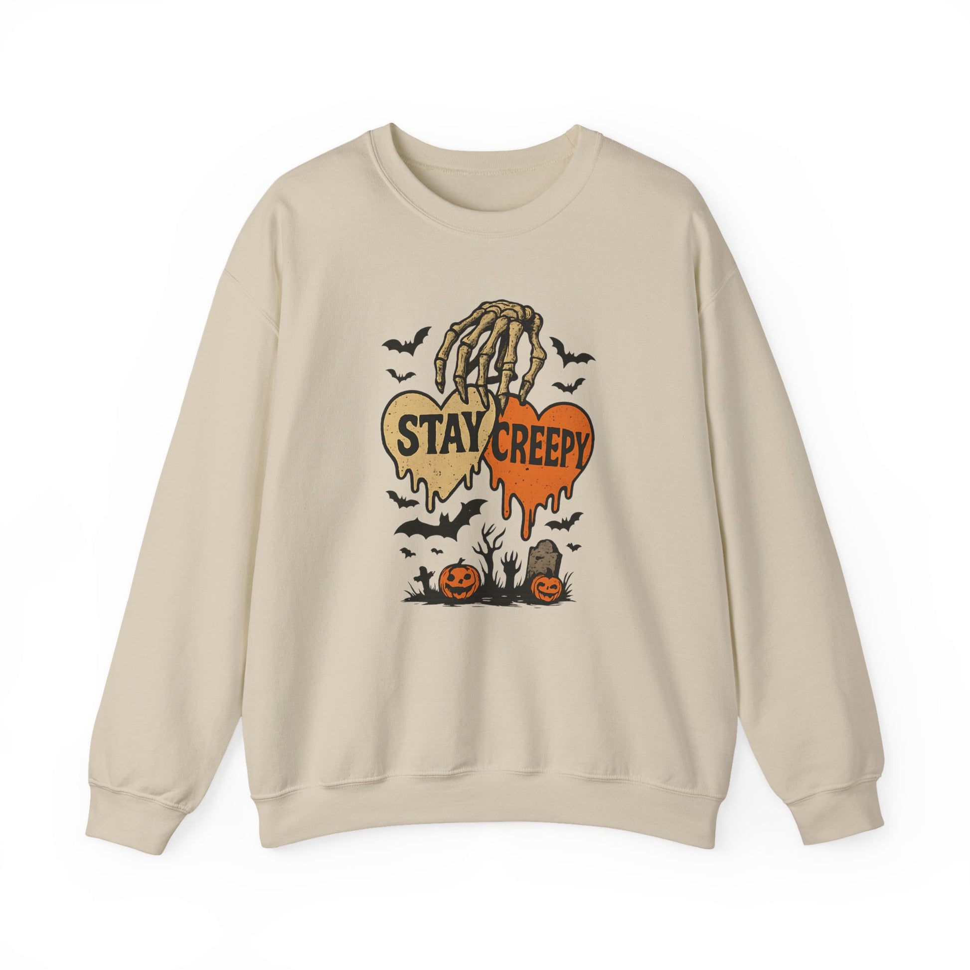 Stay Creepy Halloween Crewneck Sweatshirt - Samberule