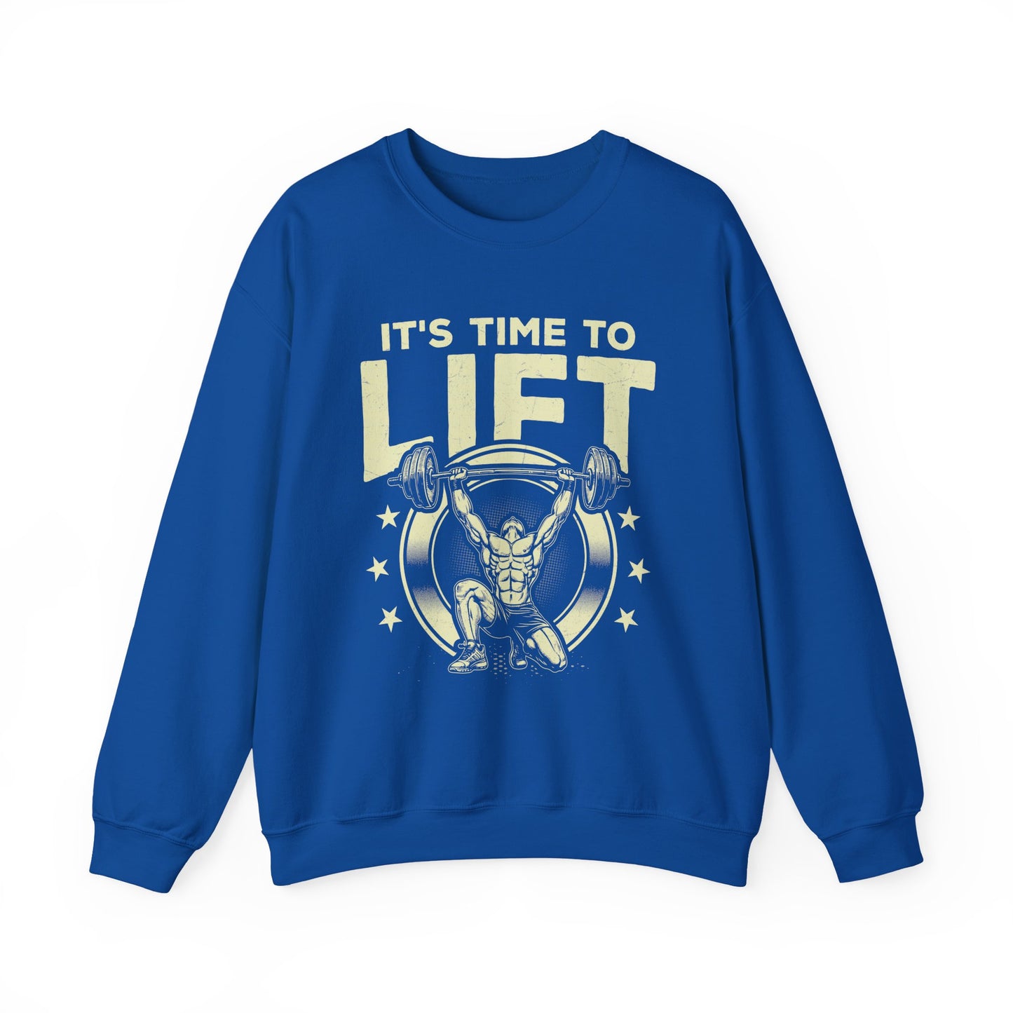 It's Time To Lift Gym Crewneck Sweatshirt
