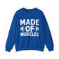 Made of Muscles Gym Crewneck Sweatshirt