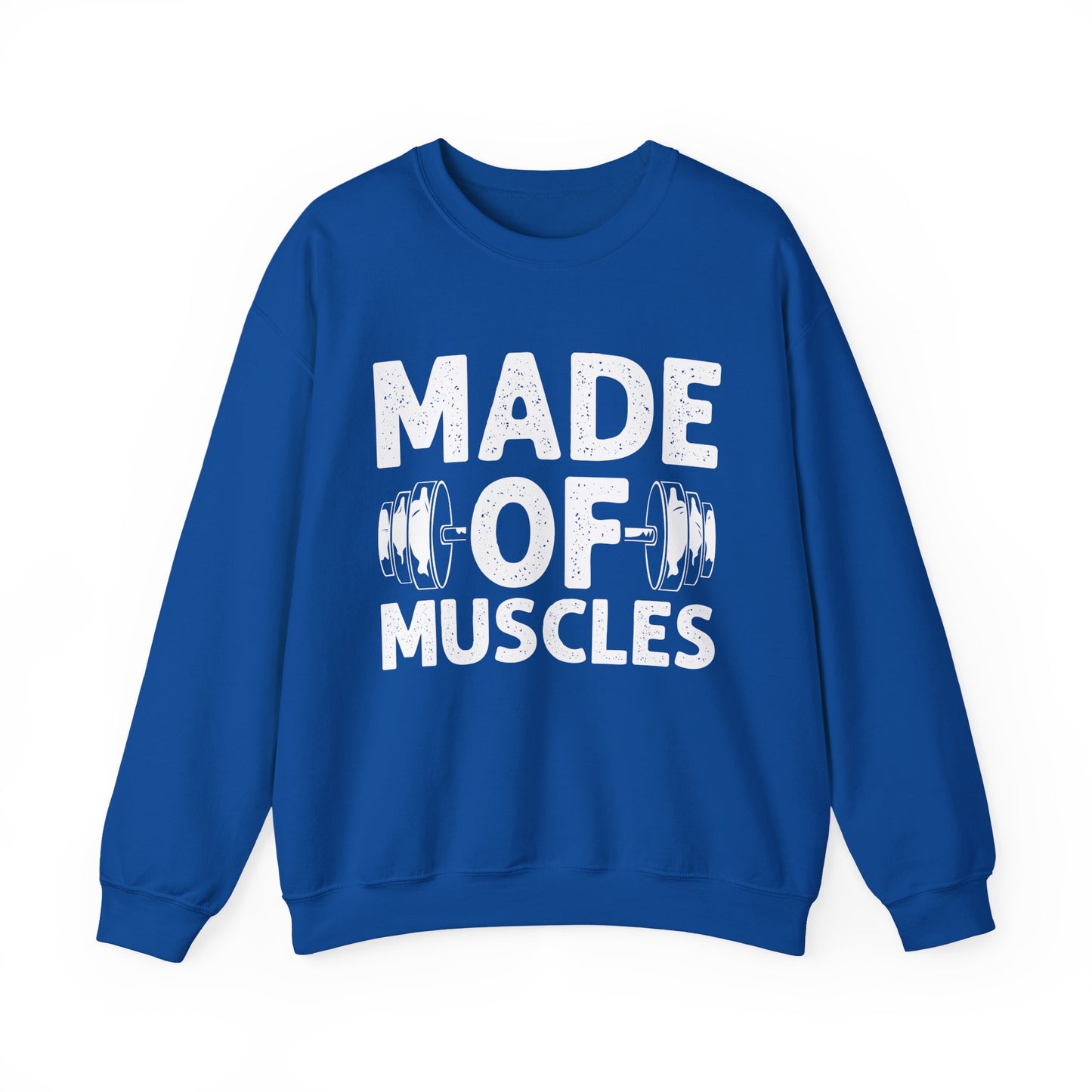 Made of Muscles Gym Crewneck Sweatshirt