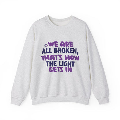 Perfect for Self-Care Motivational Mental Health Crewneck Sweatshirt