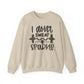 I Don't Sweat, Sparkle Gym Crewneck Sweatshirt