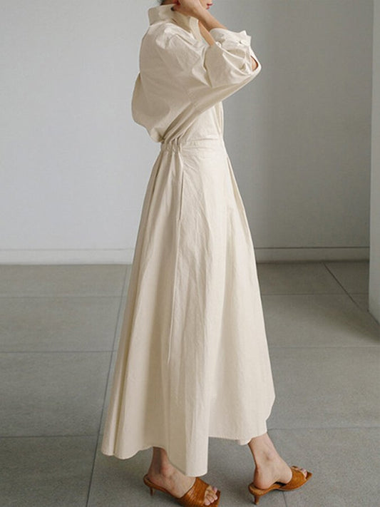 Zara  | Women’s Belted Shirt Maxi Dress - Samberule