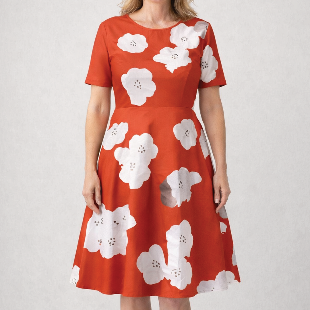 Amelie – Flowy Boho Dress - Samberule