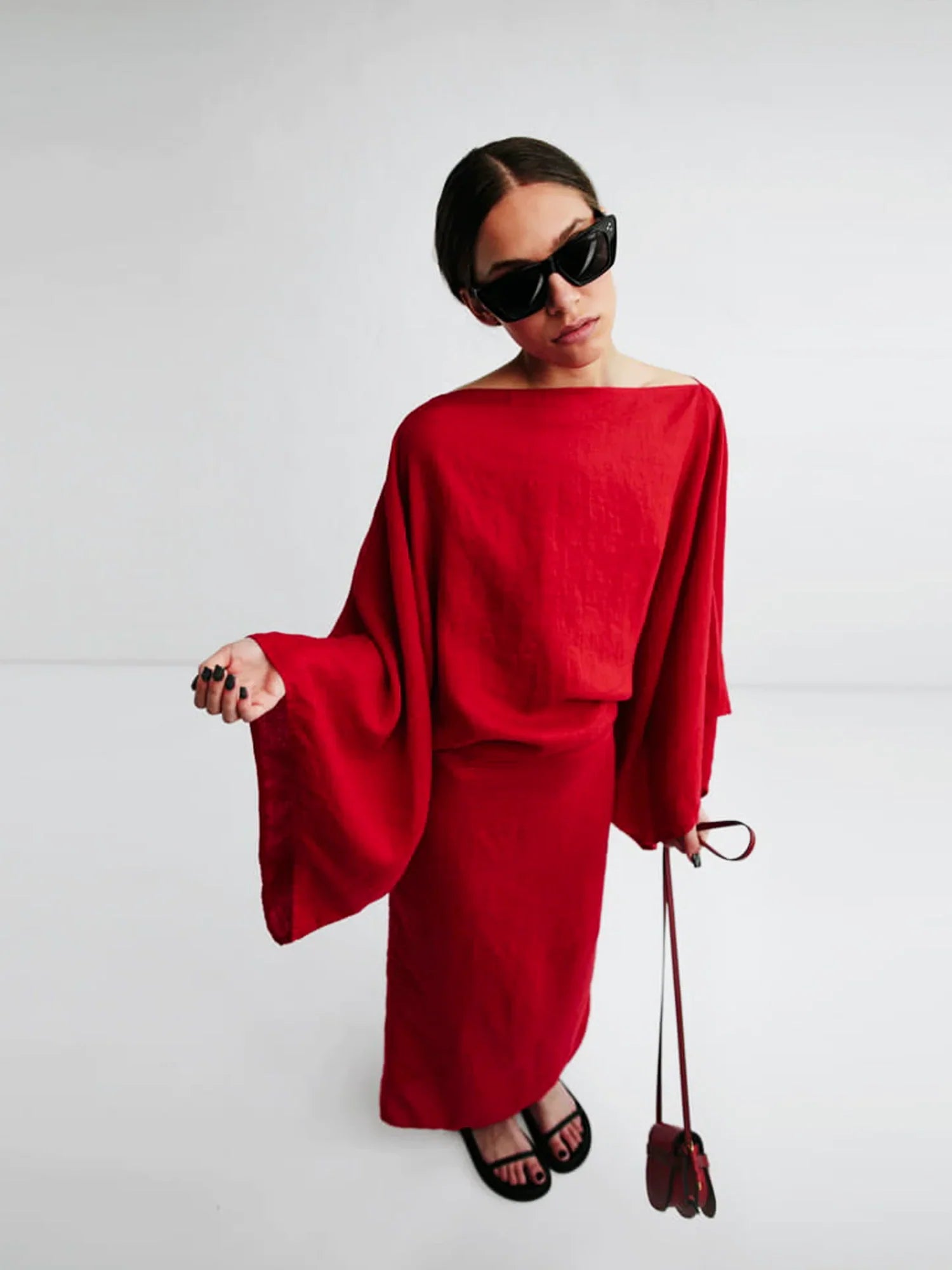 Gianna - Kimono Midi Dress - Samberule