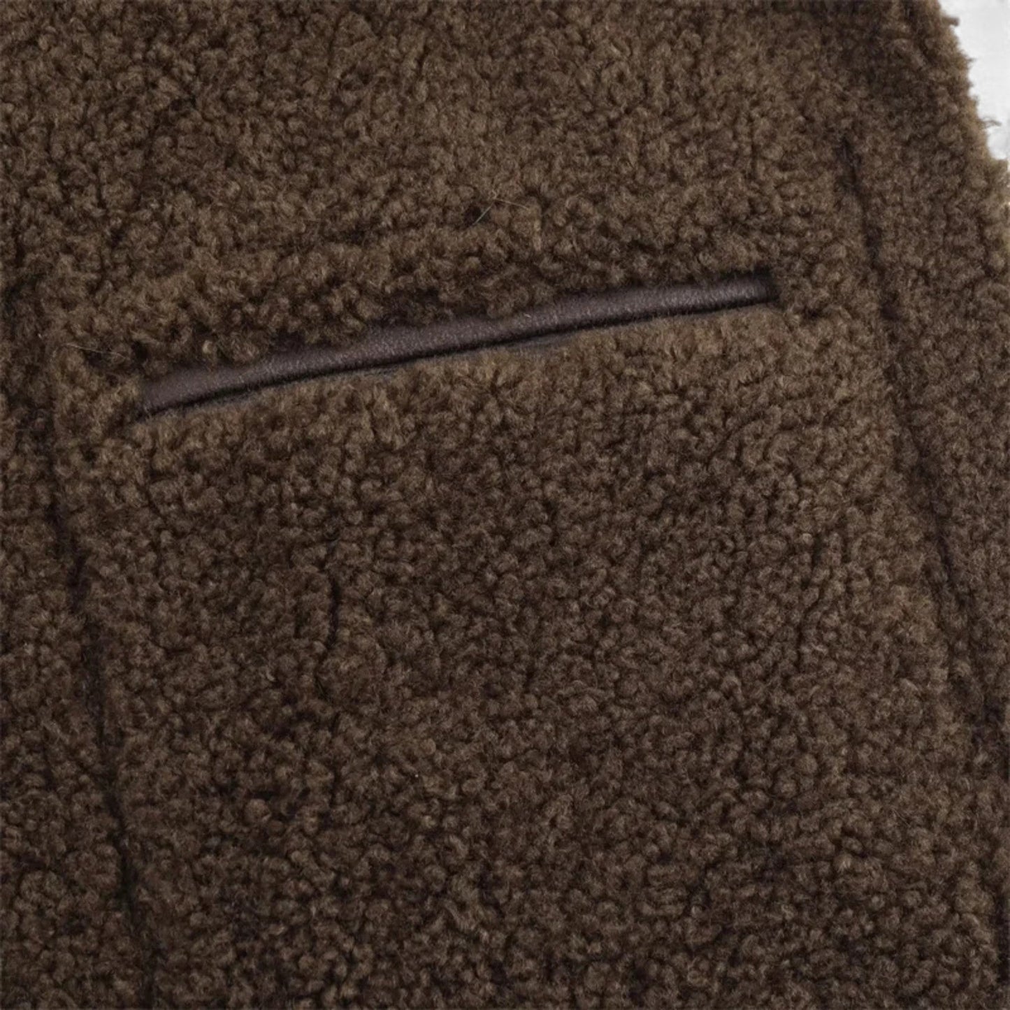 Women’s Reversible Brown Teddy Jacket - Samberule