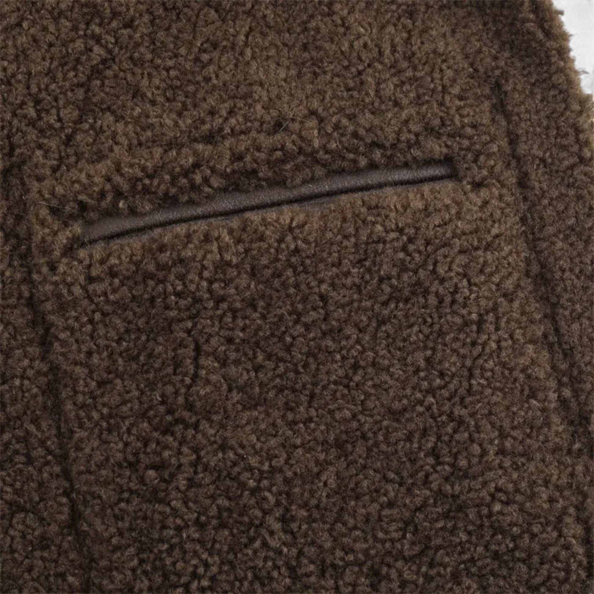 Women’s Reversible Brown Teddy Jacket - Samberule