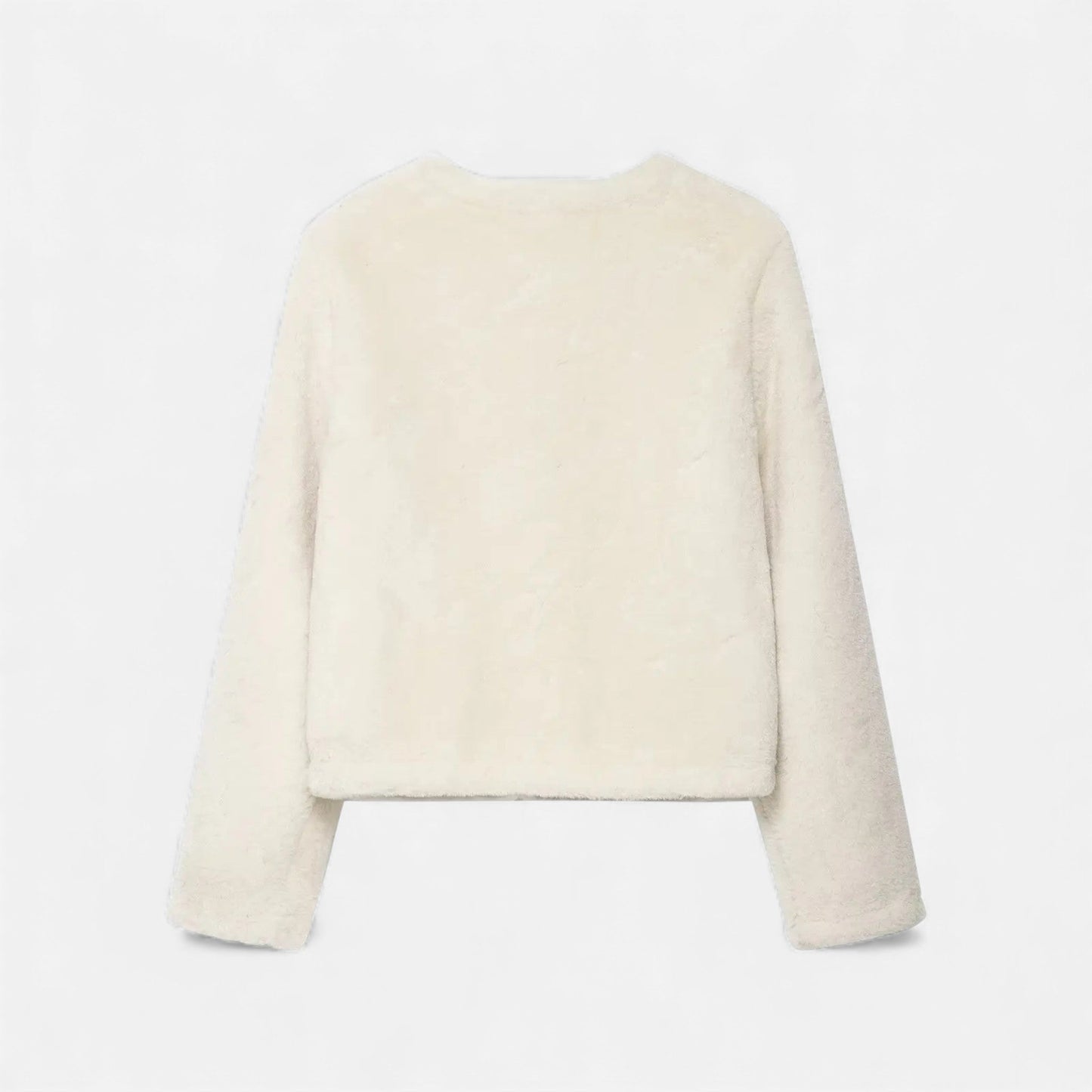 Women’s Faux Fur Jacket with Toggle Buttons - Samberule