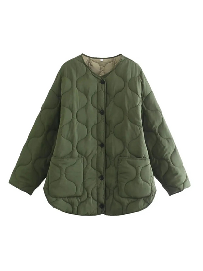 Olivia | Women's Jacket – Oversized Quilted Warmth