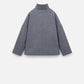 Women's Short Coat with Chic High Collar - Samberule