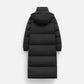 Unisex Long Hooded Puffer Jacket - Samberule