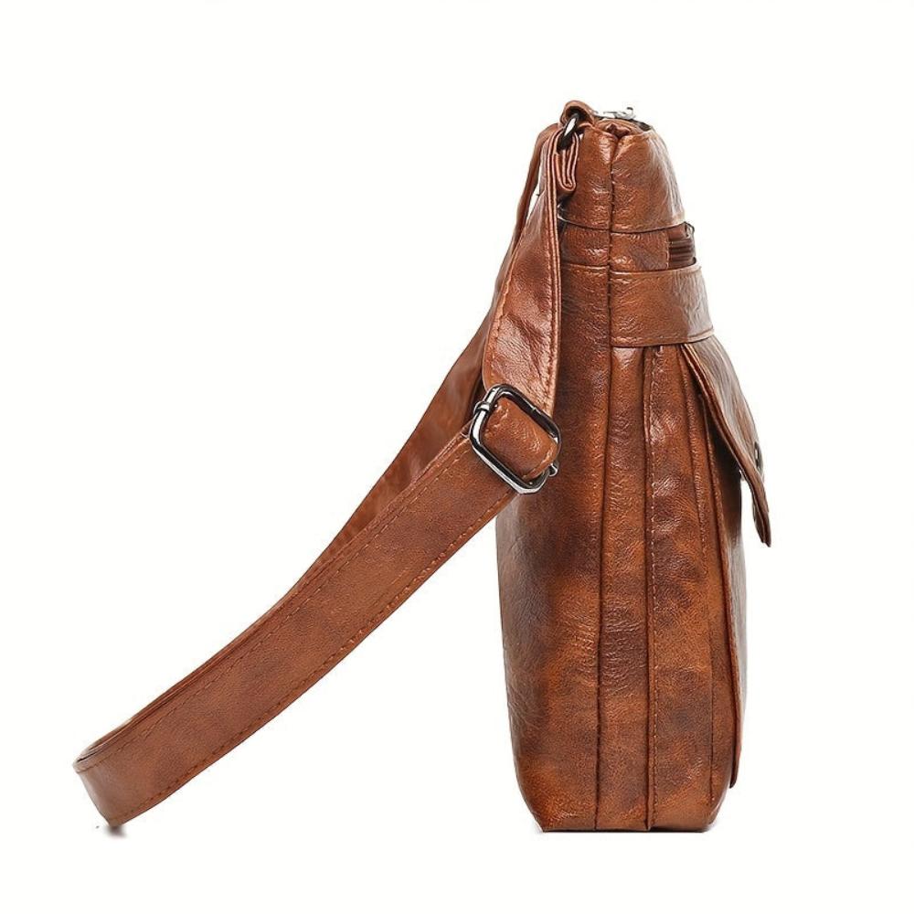 Rebecca - Vegan Leather Crossbody Shoulder Bag - Samberule