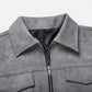 Men's Relaxed-Fit Suede Jacket
