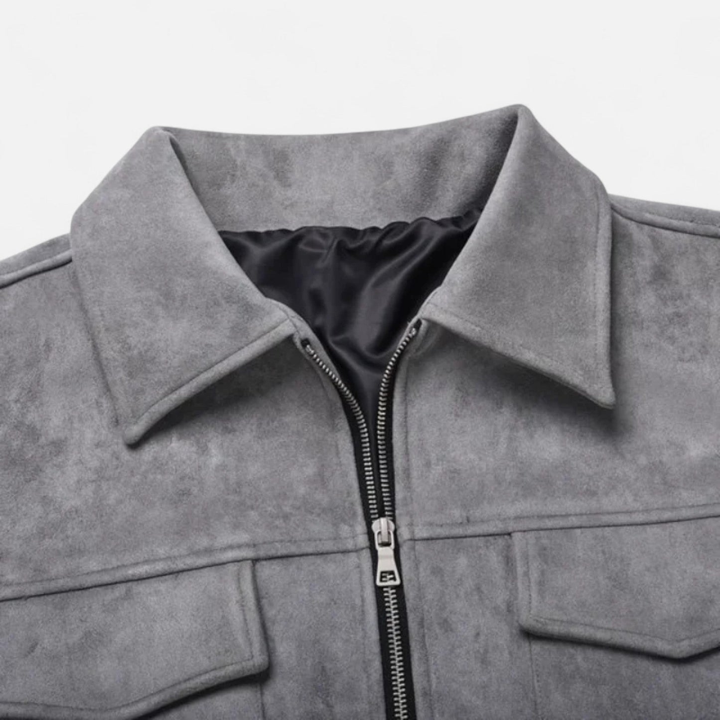 Men's Relaxed-Fit Suede Jacket